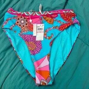 Colorful Floral Bikini Bottom